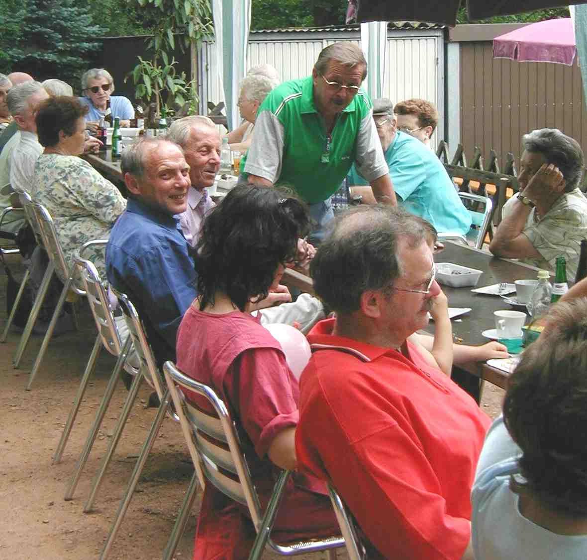 Ein gemütlicher Ausklang bei Kaffe und Kuchen.